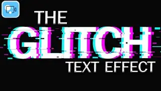 Movavi Text Glitch Effect