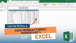 ✅ Cara Mengubah Angka Menjadi Persentase % pada Microsoft Excel - Tutorial Excel Pemula