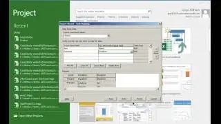 MS Project: Importing data from excel to MS Project