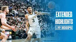 Iowa at Michigan State | Extended Highlights | Big Ten Mens Basketball | Feb. 20, 2024