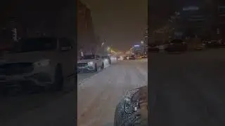 Снегопад в Москве |Бизнес Такси Москва