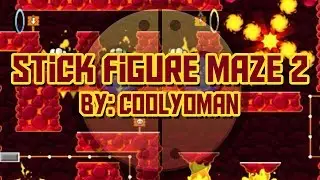 Stick Figure Maze 2 by: Coolyoman (Auto) // Geometry Dash 2.1