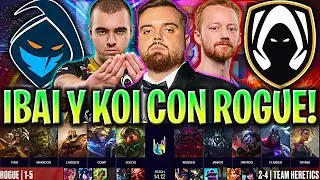 IBAI Y MAD KOI VAN CON ROGUE vs HERETICS! | RGE vs TH LEC VERANO 2024 ESPAÑOL IBAI COSTREAM