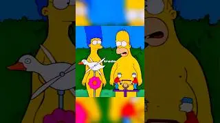 Homer & Marge Lost Their Clothes 😂🤣 #simpsons #shorts