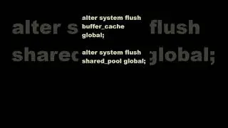 #shorts In RAC, how can you flush shared pool  or  buffer cache of all the nodes in one command?