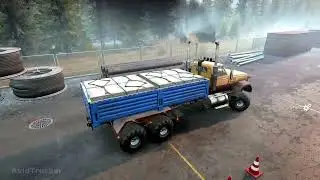 Power Lines Repair Work | Metal Beams Delivery | Truck Driver Life