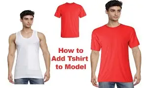 How to change cloth in Photoshop | Add t-shirt to model | add clothes | tshirt mock up |@jalpapatel