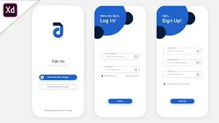 Login UI Tutorial | SpeedDesign | Adobe XD |