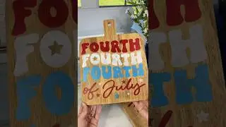 4th of July Cricut Stencil on Walmart $ Shop Charcuterie Boards 🇺🇸 #cricut #stencil #diy #4thofjuly