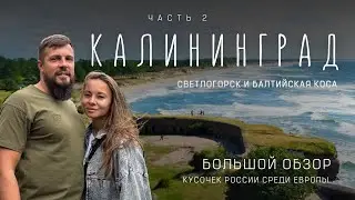 Калининград! РАДИ ЭТОГО сюда стоит ехать! Балтийская коса, Светлогорск, Янтарный! 2024