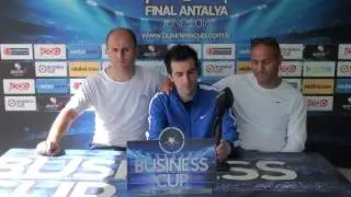 Business Cup 2016/İstanbul/Hasan Atılcan-Nuri Öztürk-Sezai Cengiz Amgen MN Maç Sonu Görüşleri