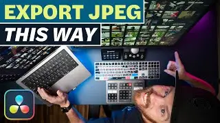 Export JPEGs & Unhide Stills Gallery Frames in DaVinci Resolve