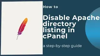 How to disable Apache directory listing in cPanel