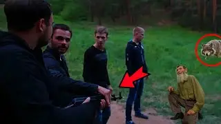 Bandits attacked an old man in the forest. But suddenly an old friend came to his aid!
