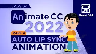 Adobe Animate CC 2022: Auto Lip SYNC Animation with Sound | 2d Animation | Hindi | Part 4