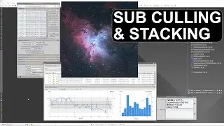LRGB Complete Workflow: Part 1 -- Culling Subs & Stacking Data From One Or More Nights