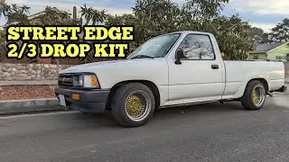 How To Install 2/3 Street Edge Lowering Kit On 89-95 Toyota Pickup Plus Adjust Torsion Bars