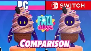 Fall Guys - Graphics Comparison! (Switch vs PC)