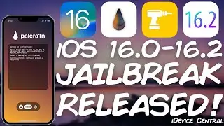 iOS 16.0 - 16.2 JAILBREAK RELEASED With TWEAKS! PaleRa1n Jailbreak Updated For ALL iOS 16 (Pre-A12)