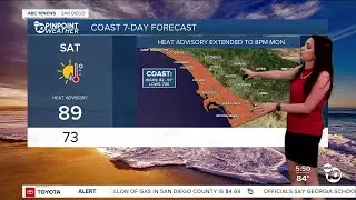 ABC 10News Pinpoint Weather with Meteorologist Megan Parry