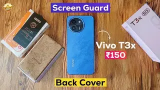 Vivo T3x - Best Screen Guard & Back Cover for ₹150