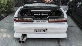 S13 Air Suspension Install Part 1 - Trunk Set Up!