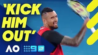 Kyrgios gets unruly fan EJECTED from Australian Open final | Wide World of Sports