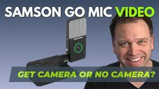 New Samson Go Mic with Video capture | The best compact USB microphone adds a webcam 🎉