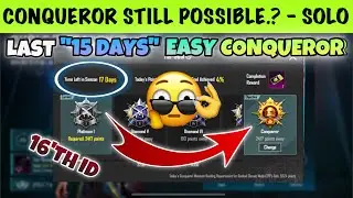 🇮🇳DAY 46 : SEASON END - LAST 15 DAYS CONQUEROR STRATEGY. DAILY PLUS TARGET FOR EVERY TIER.