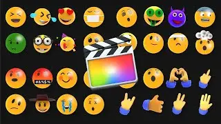 3D Emoji Pack | 50 Emoji | Final Cut Pro