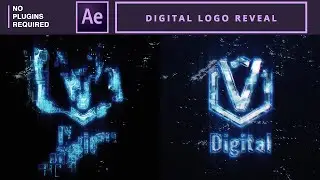 Digital logo reveal in AE | After Effects Tutorial