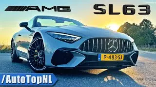 2023 Mercedes-AMG SL63 *328KMH / 204MPH* REVIEW on AUTOBAHN [NO SPEED LIMIT] by AutoTopNL