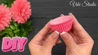 Create Gorgeous Paper Flowers with Just Cupcake Liners!
