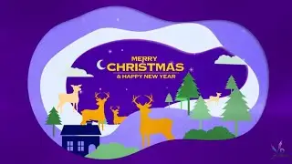 Merry Christmas, Motion Graphics, No Copyright, Copyright Free Videos, Background