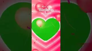 happy birthday green screen effects | happy birthday green background 