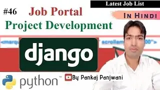 #46 Django Project  || Online Job Portal Project  || Hindi