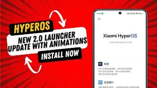 HyperOS new 2.0 animations with latest launcher update 🩶