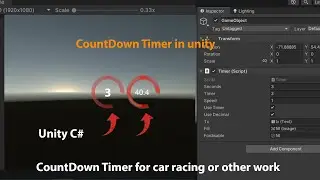 Countdown timer in unity ( simple countdown timer )