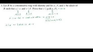 Divisibility and the GCD of Ideals