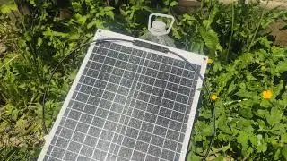 Огляд на напівгнучку сонячну панель MPPTSUN SWF-30W 30Вт.