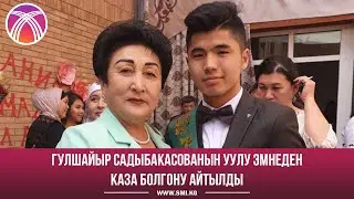 Гулшайыр Садыбакасованын уулу эмнеден каза болгону айтылды