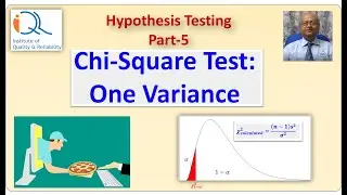 Hypothesis Testing Part-5: Chi-Square Test of One Variance