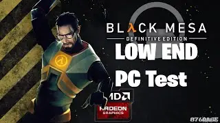 HALF LIFE REMASTERED Low End  PC Test | (AMD A6, Radeon R4 Graphics)