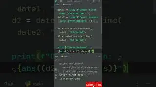 Find the Number of Days Between Two Dates in Python 