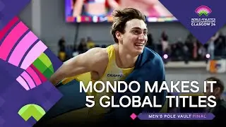 Mondo Duplantis retains pole vault title | World Athletics Indoor Championships Glasgow 24