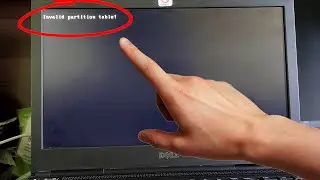 Fix Invalid partition table | How To Solve invalid partition table! Error (dell , Lenovo , Hp ...) ✅