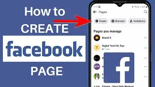 How To Create a Facebook Page (Android/IOS) 2024