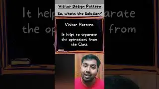 Visitor Design Pattern Short 