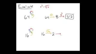 Positive rational exponents