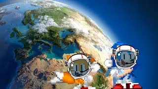 Соник и Тейлз флексят на разных планетах: